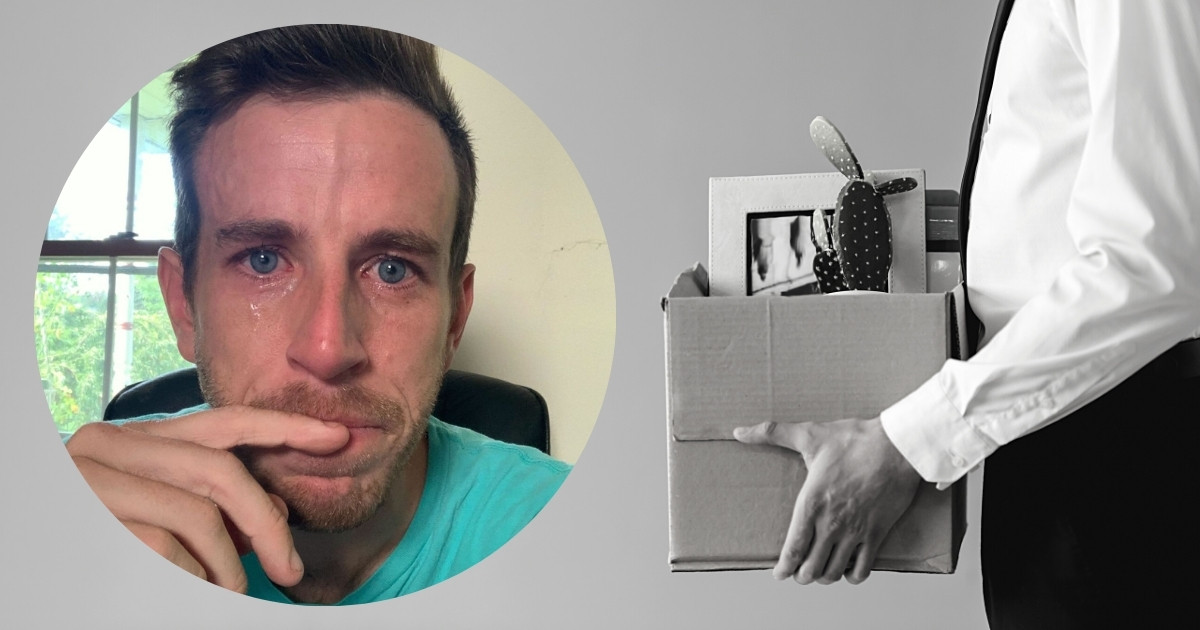 CEO of marketing agency draws mixed reactions for posting crying selfie after laying off